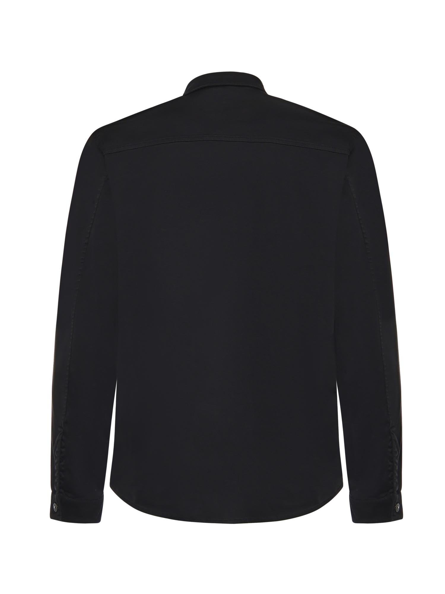 Overshirt in raso di cotone con logo L1S151200015 S0012V0029 STONE ISLAND 