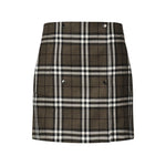 Minigonna in lana Check 8110911 C3078 BURBERRY 