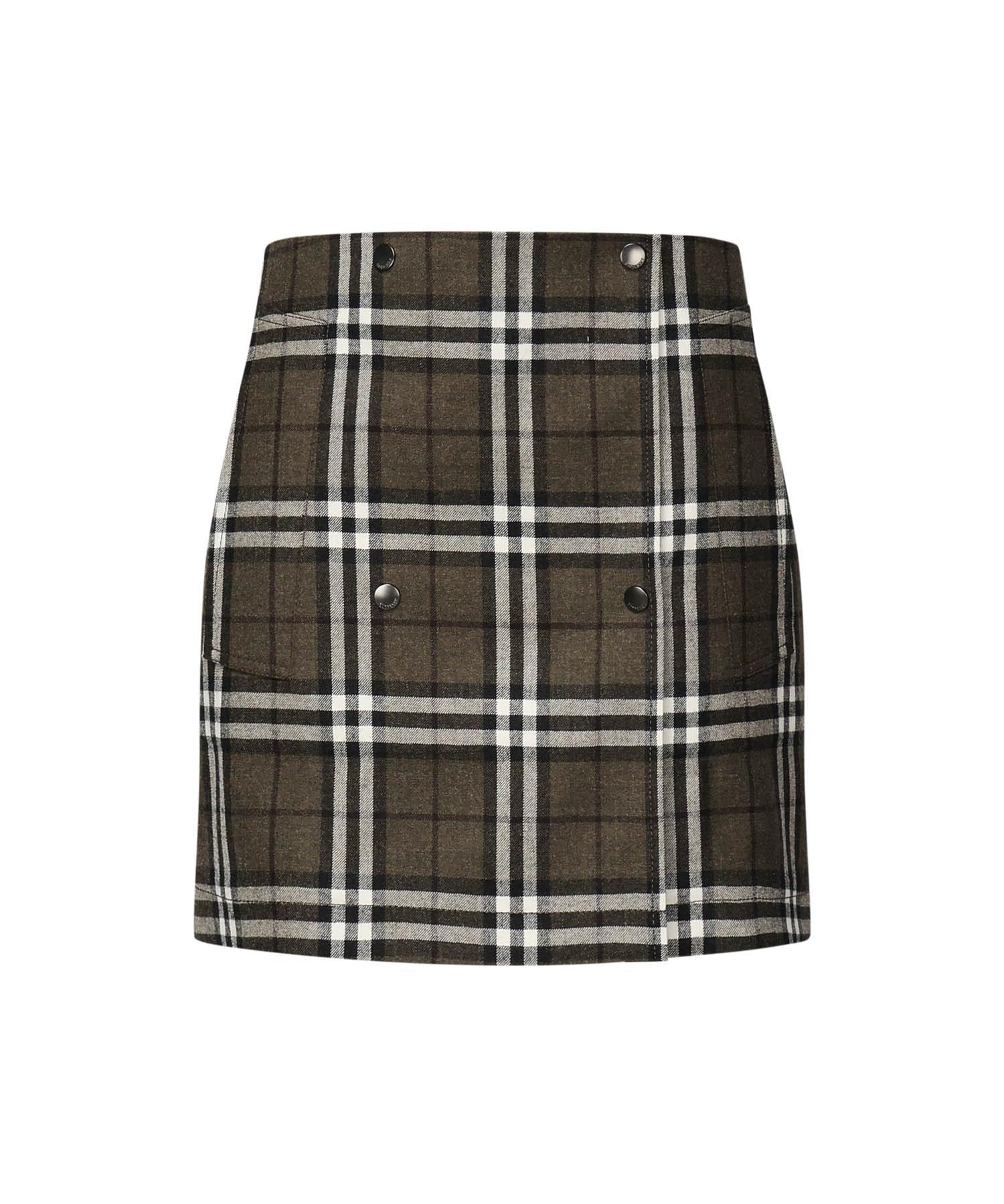 Minigonna in lana Check 8110911 C3078 BURBERRY 