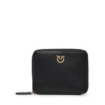 Portafoglio quadrato zip-around in pelle 100249 A0F1Z99Q PINKO 