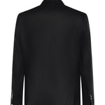 Blazer doppiopetto in lino MCAUS3259S26 019 MICHAEL COAL 