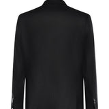 Blazer doppiopetto in lino MCAUS3259S26 019 MICHAEL COAL 