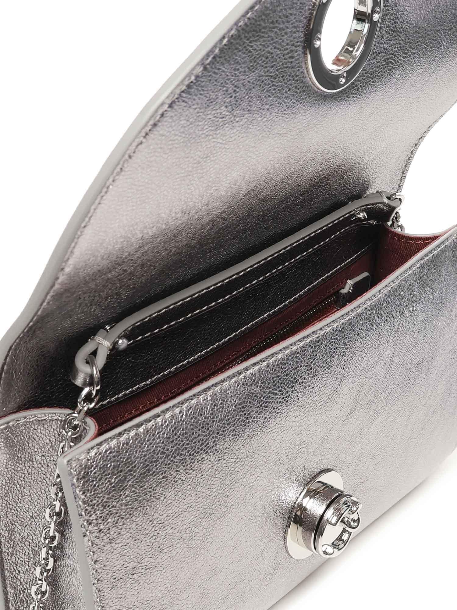 HANDBAG SMOOTH LEATHER / STEEL E1TOB150101 Y43 COCCINELLE 