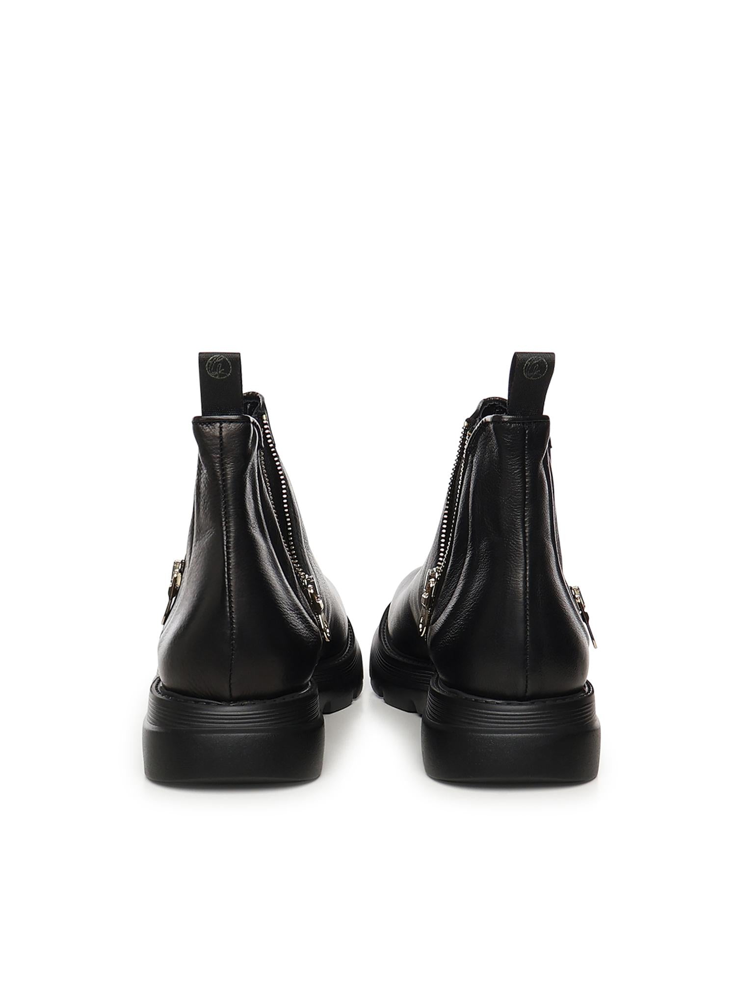 Diamond bufalo ankle boots DIAMOND BUFALONERO GIULIANO GALIANO 