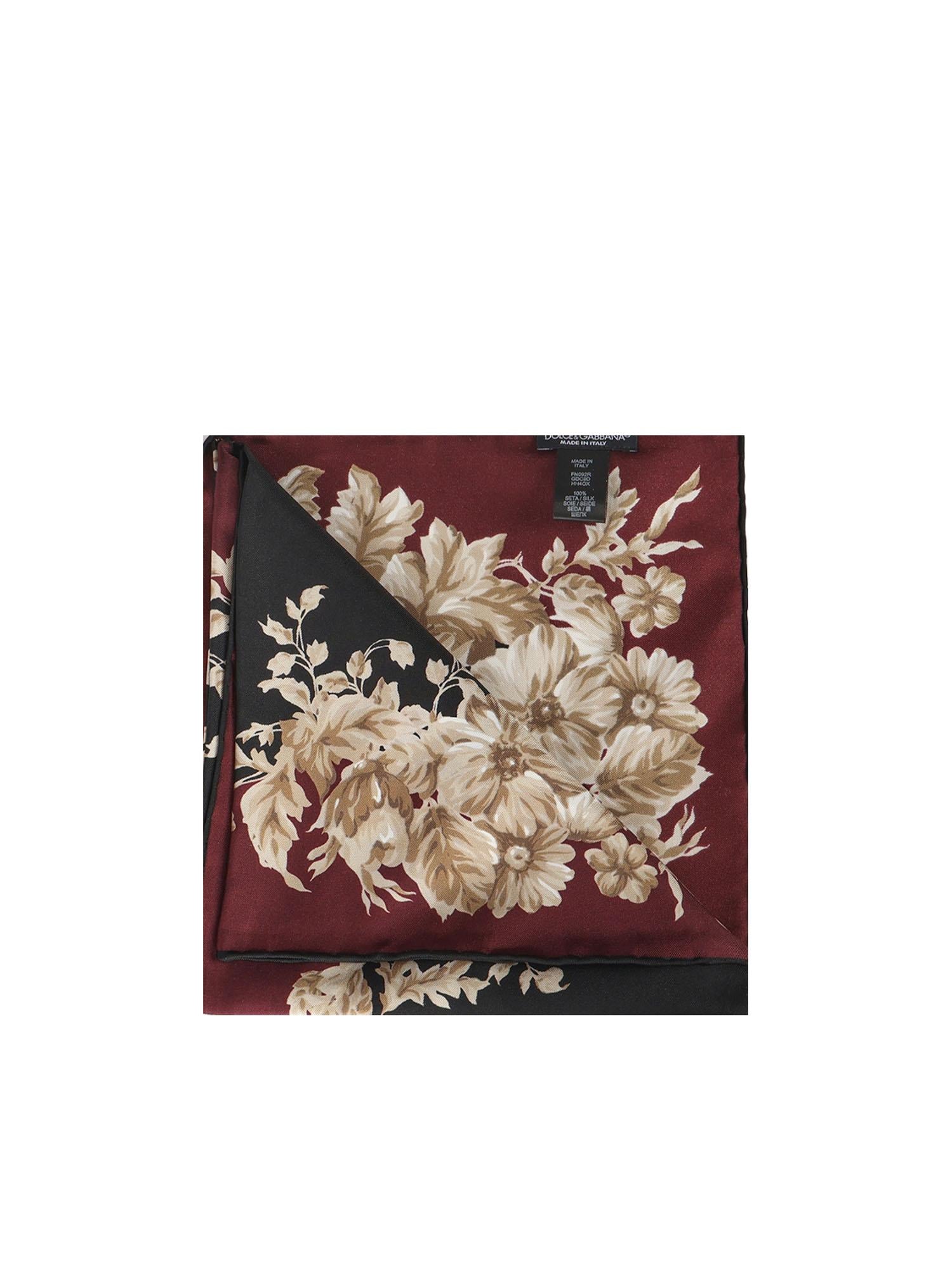 Foulard con stampa floreale FN092R GDC9DHH4OX DOLCE & GABBANA 