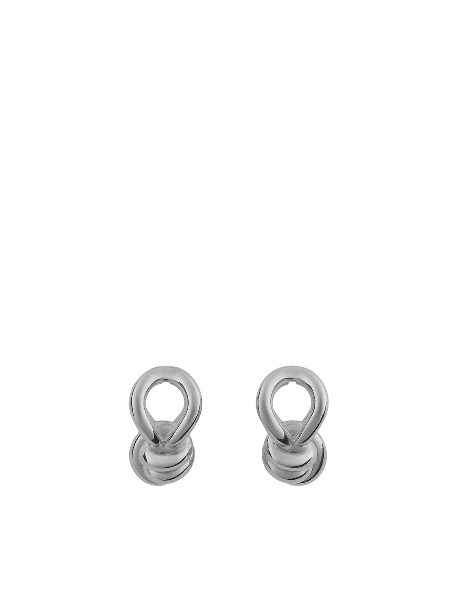 Orecchini a cerchio in argento 815944 V50708117 BOTTEGA VENETA 