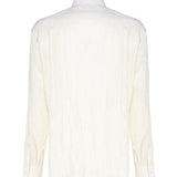 Camicia over in charmeuse di seta stretch<BR/> G5IT7T FUABFW0001 DOLCE & GABBANA 