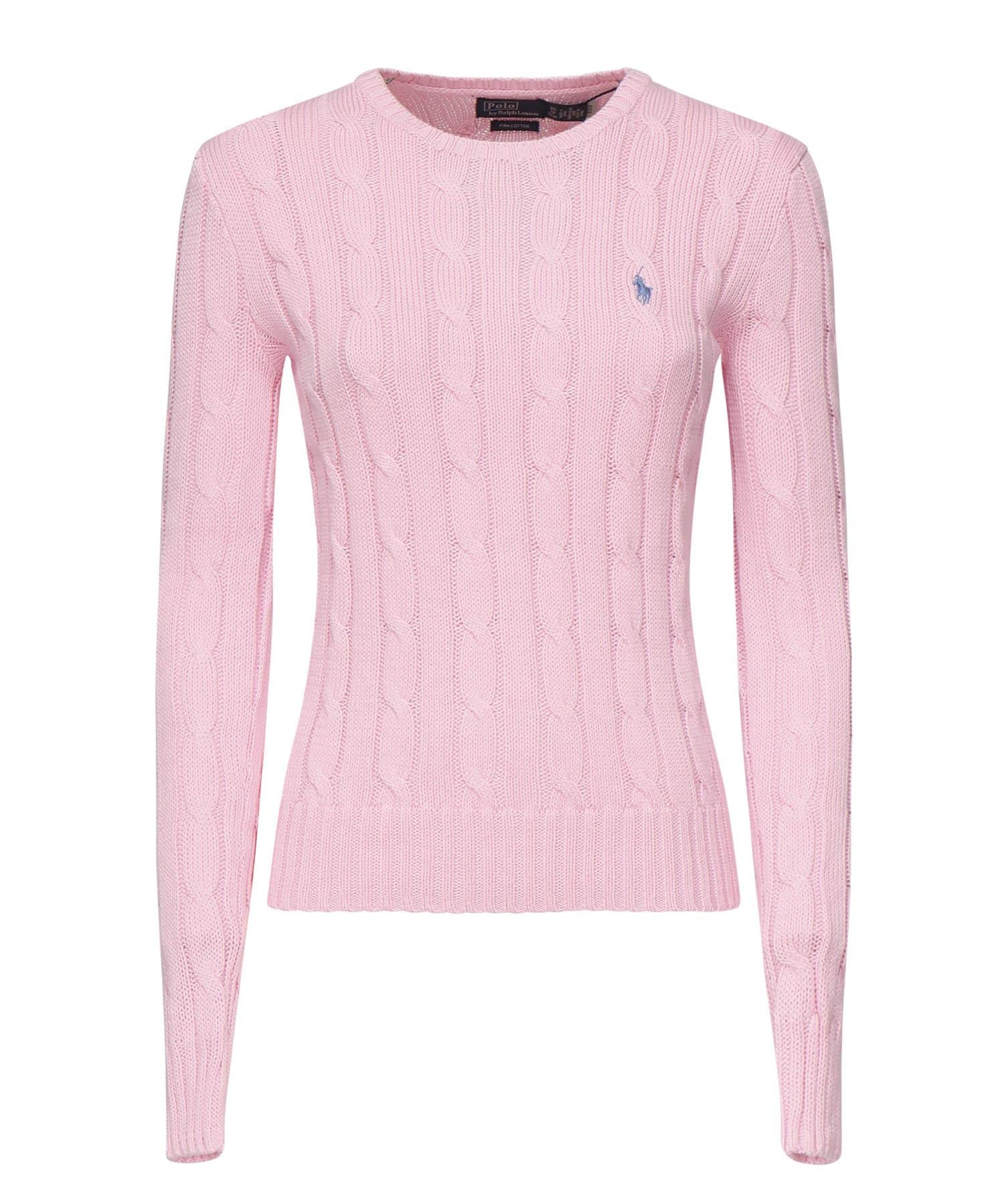 Maglione a trecce con logo 211971869 010 POLO RALPH LAUREN 
