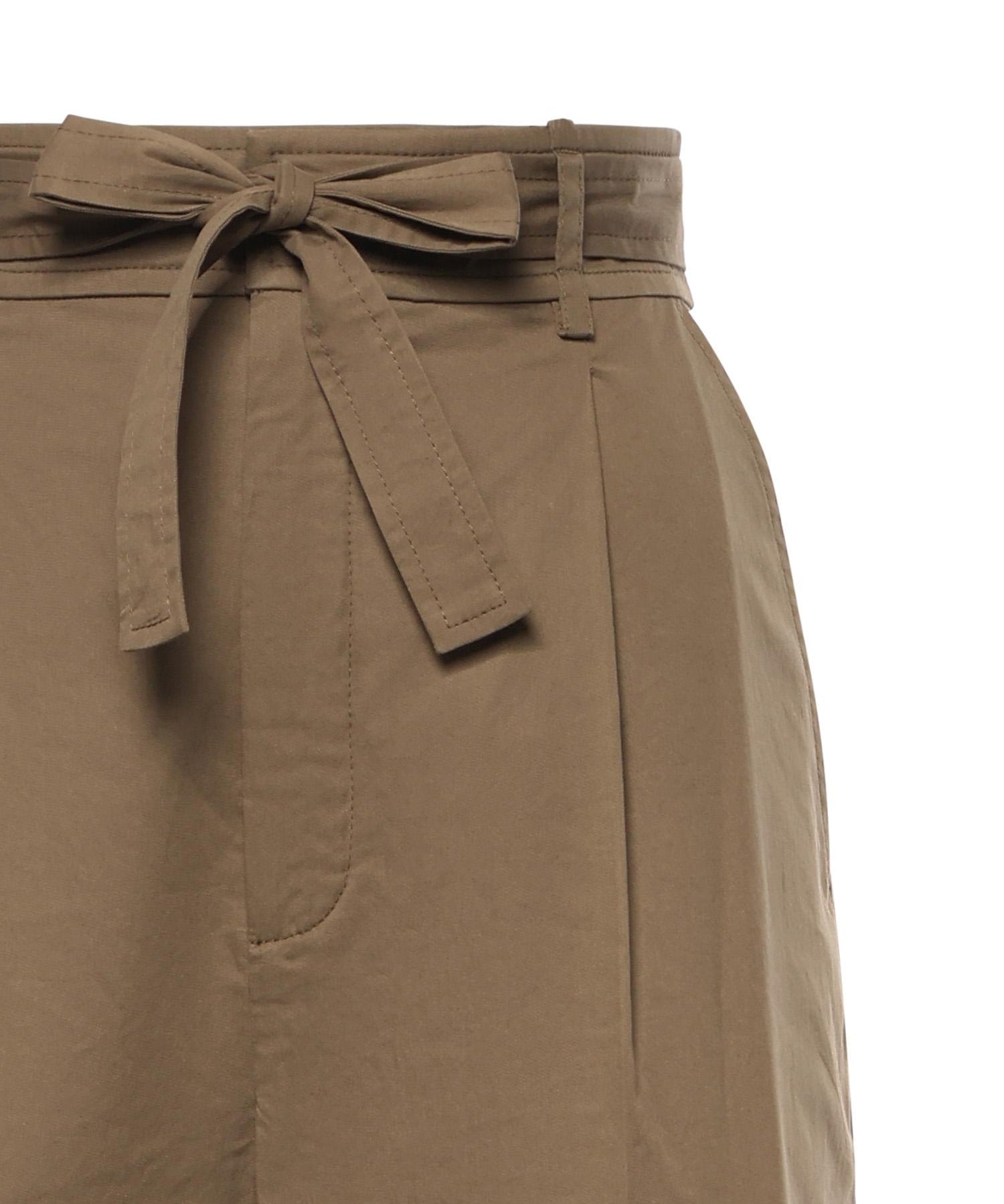 Pantalone a vita alta in cotone 836553 YZ9CV2412 SAINT LAURENT 