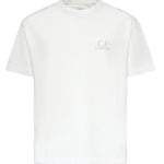 T-shirt in jersey di cotone con logo 20CMTS086A 005100W103 C.P. COMPANY 