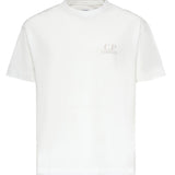 T-shirt in jersey di cotone con logo 20CMTS086A 005100W103 C.P. COMPANY 