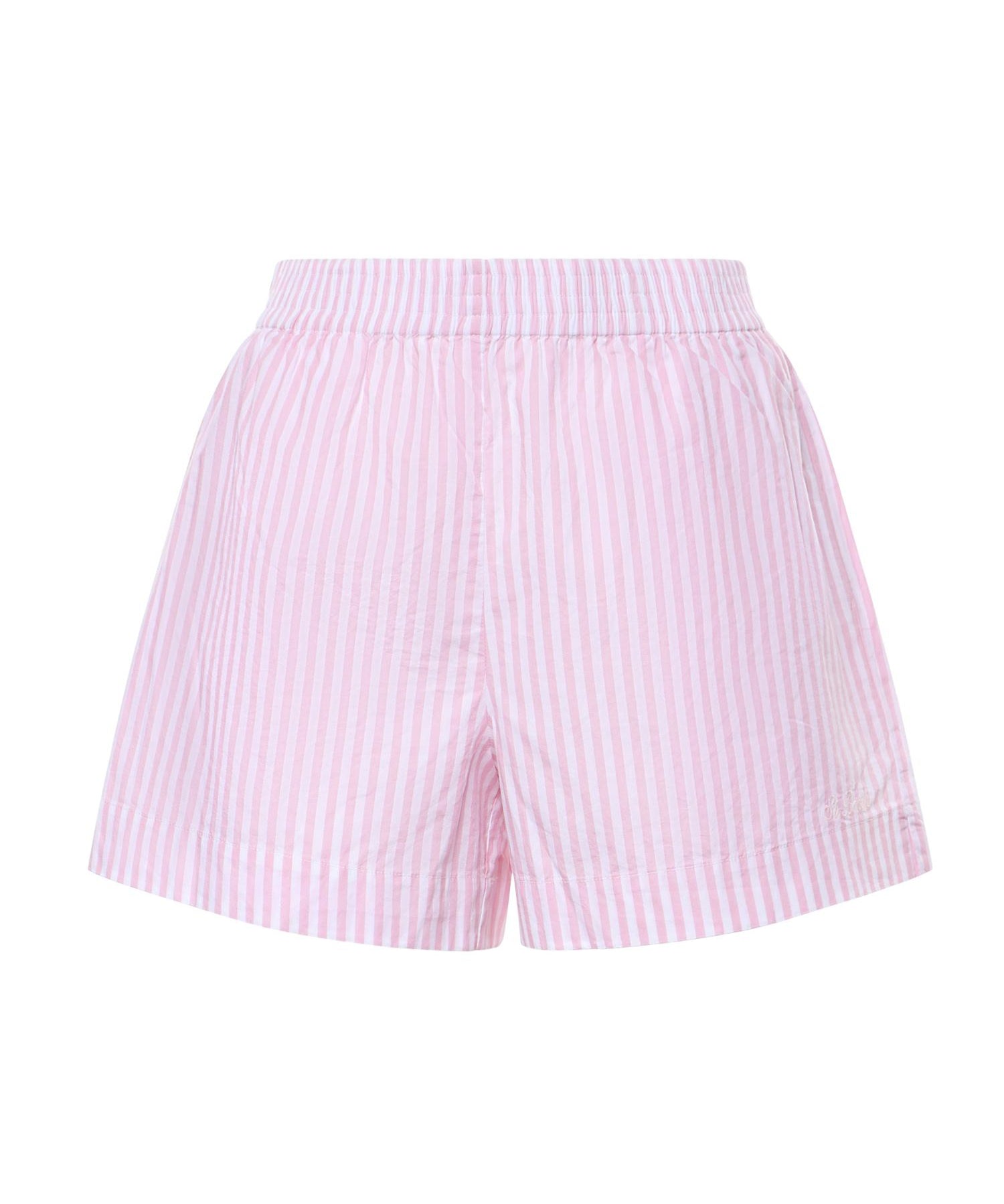 Shorts in cotone a righe MEA002 01365L MC2 SAINT BARTH 
