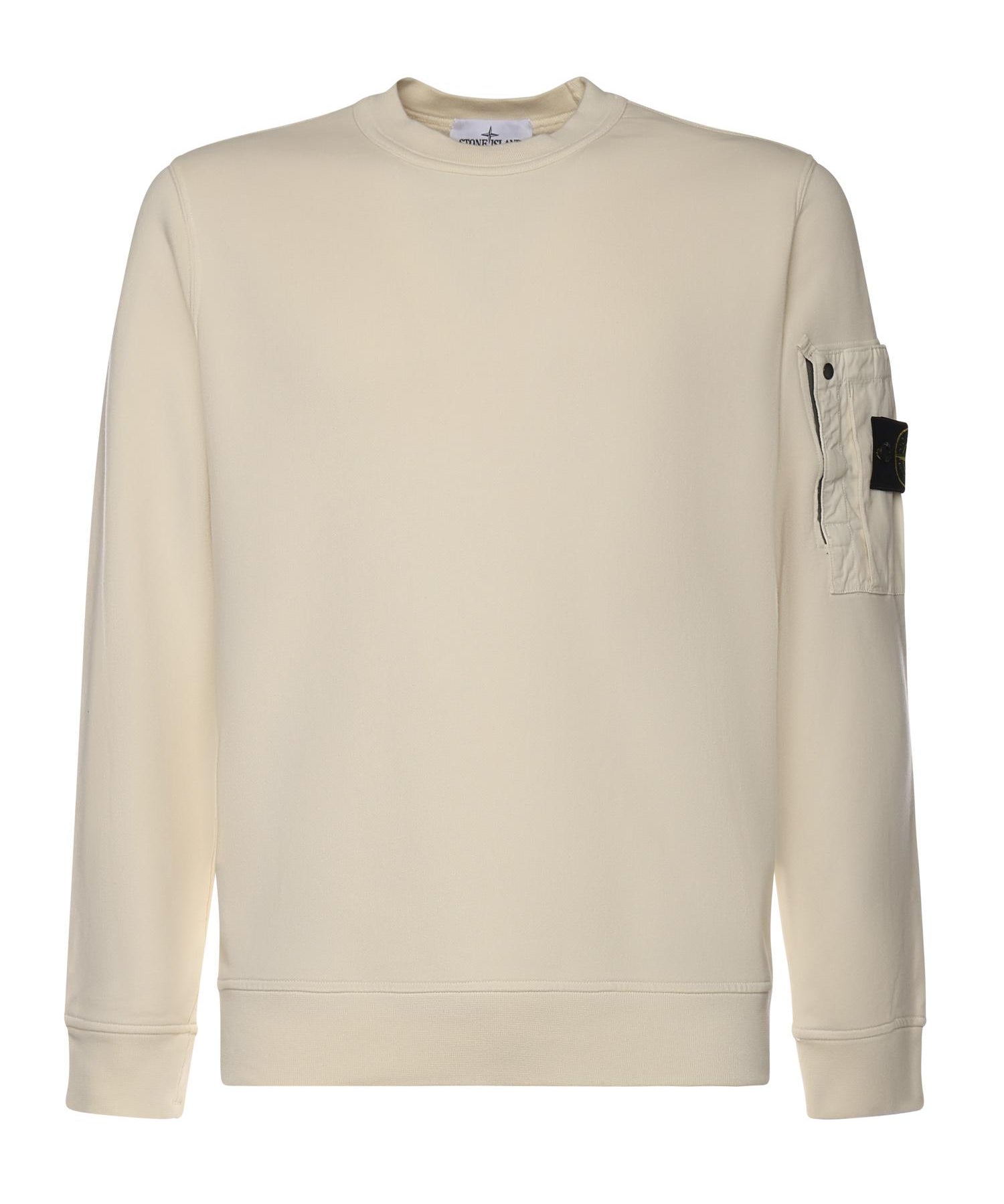 Felpa in cotone con logo L1S156100019 S0410V0093 STONE ISLAND 