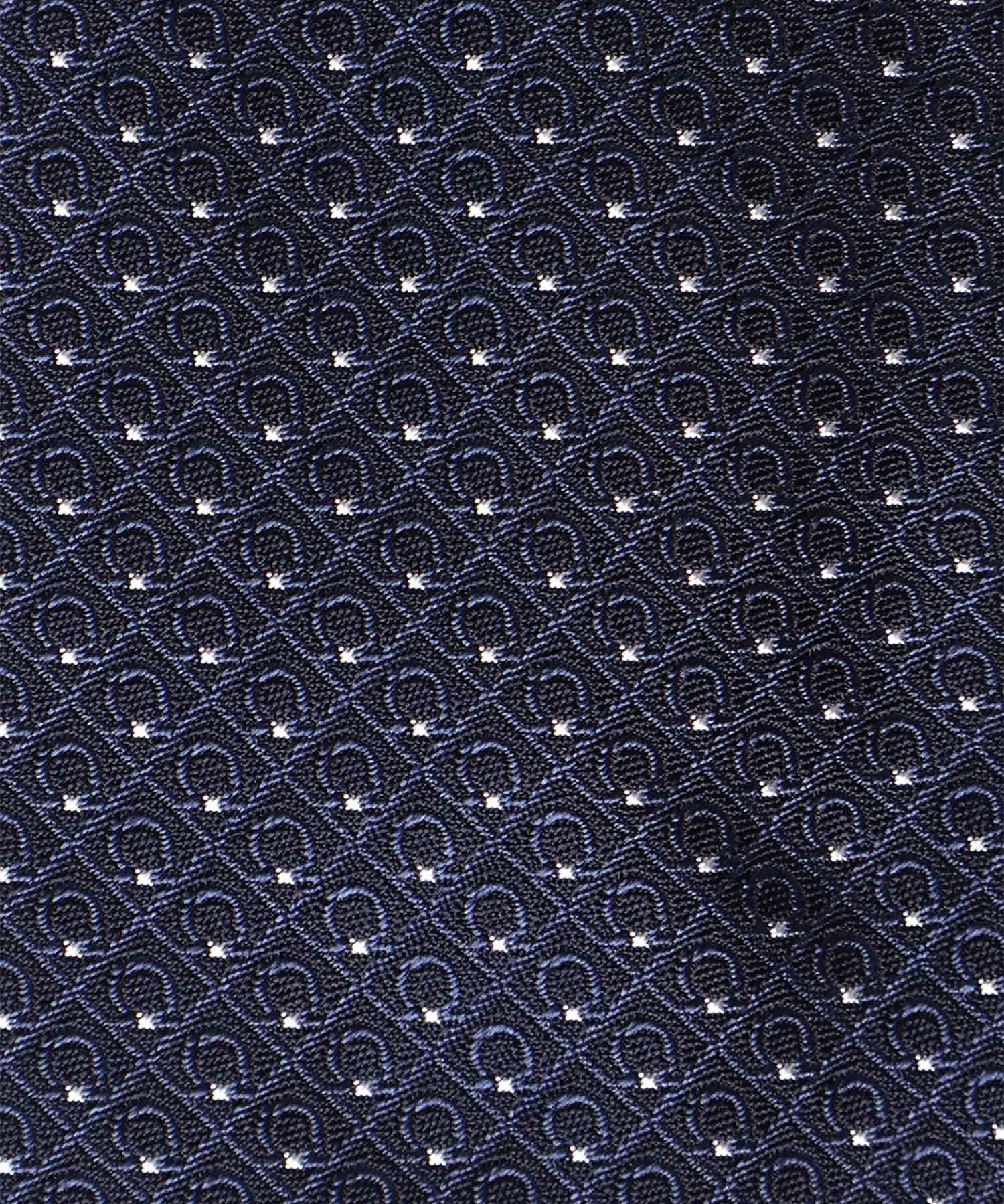 Cravatta in seta con stampa 351355 789250001 FERRAGAMO 