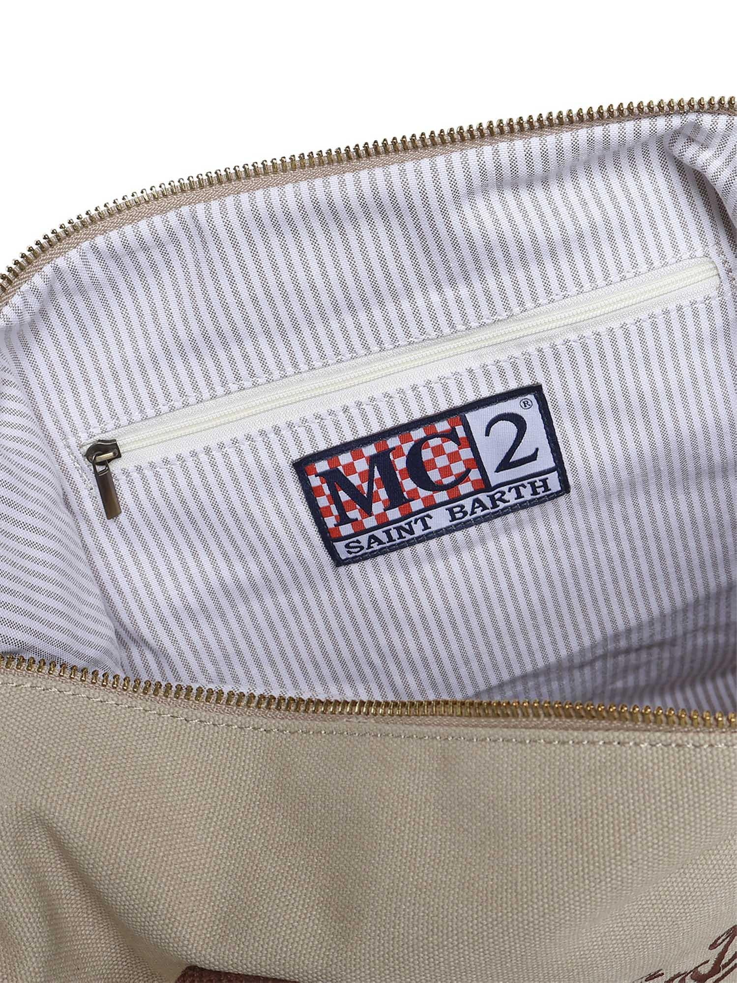 Borsone Daily in cotone con logo DALB001 00368L MC2 SAINT BARTH 