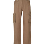Pantaloni in lino FB1135 AVSGF19FJ FENDI 