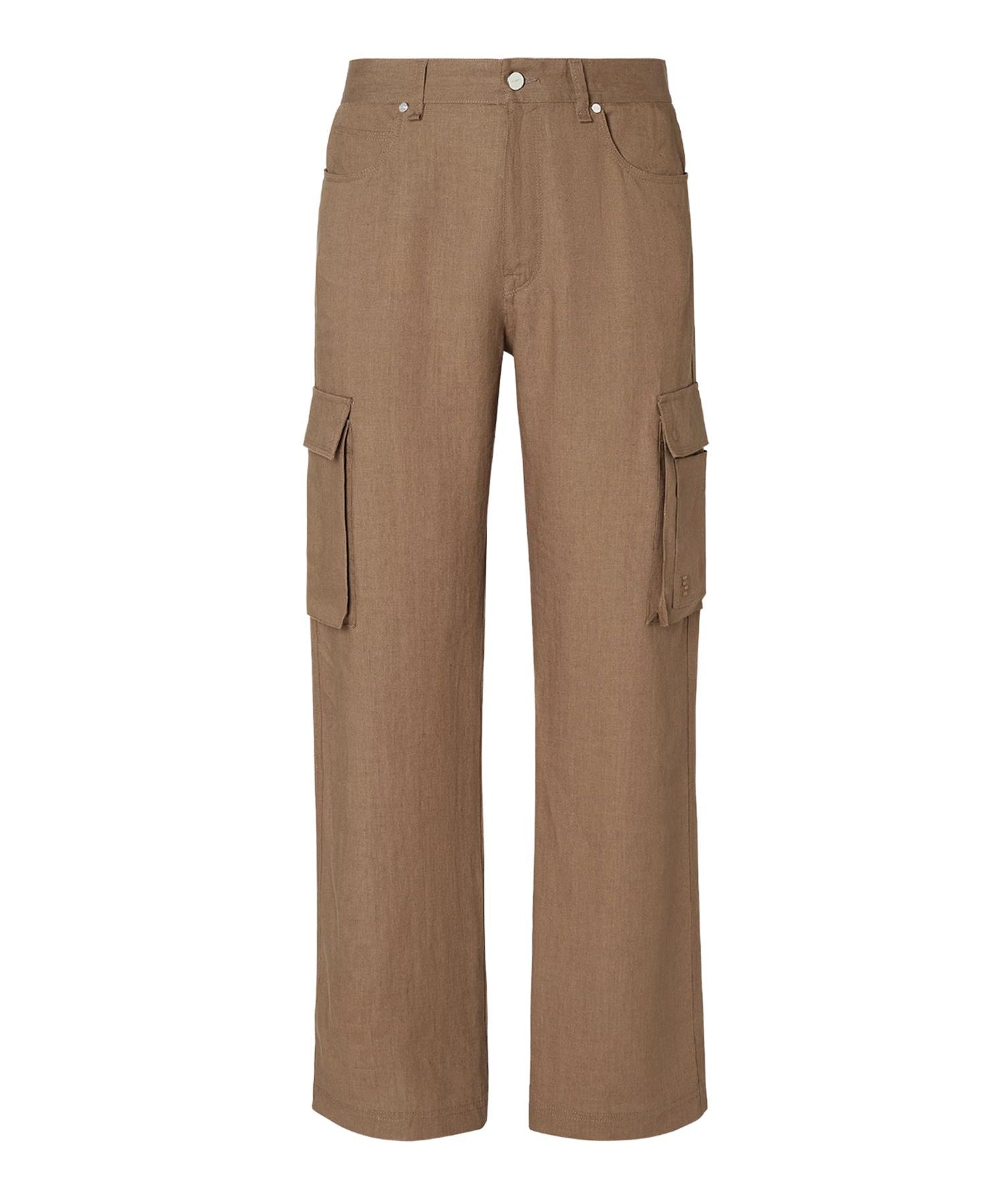 Pantaloni in lino FB1135 AVSGF19FJ FENDI 