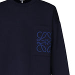 Maglia Anagram in cotone con tasca H526Y14KKI 5110 LOEWE 
