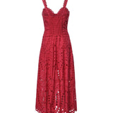 Abito midi Solace in cotone 263614 FUCHSIA CHARO RUIZ 