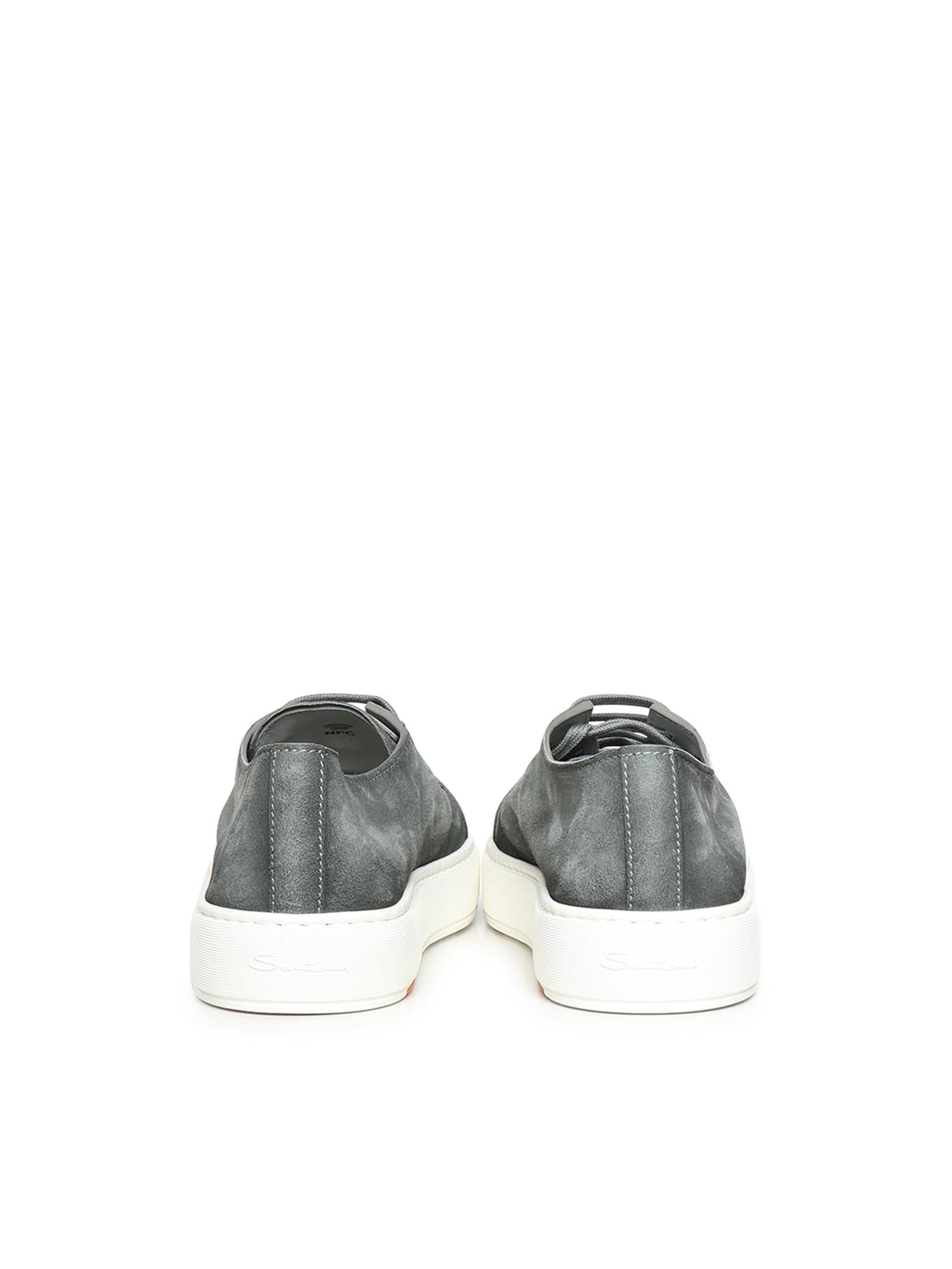 Sneaker in suede MBCD21571BART AOLG18 SANTONI 