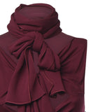 Abito con fiocco in jersey fluido AA9R2793J070B 350 ALAIA 
