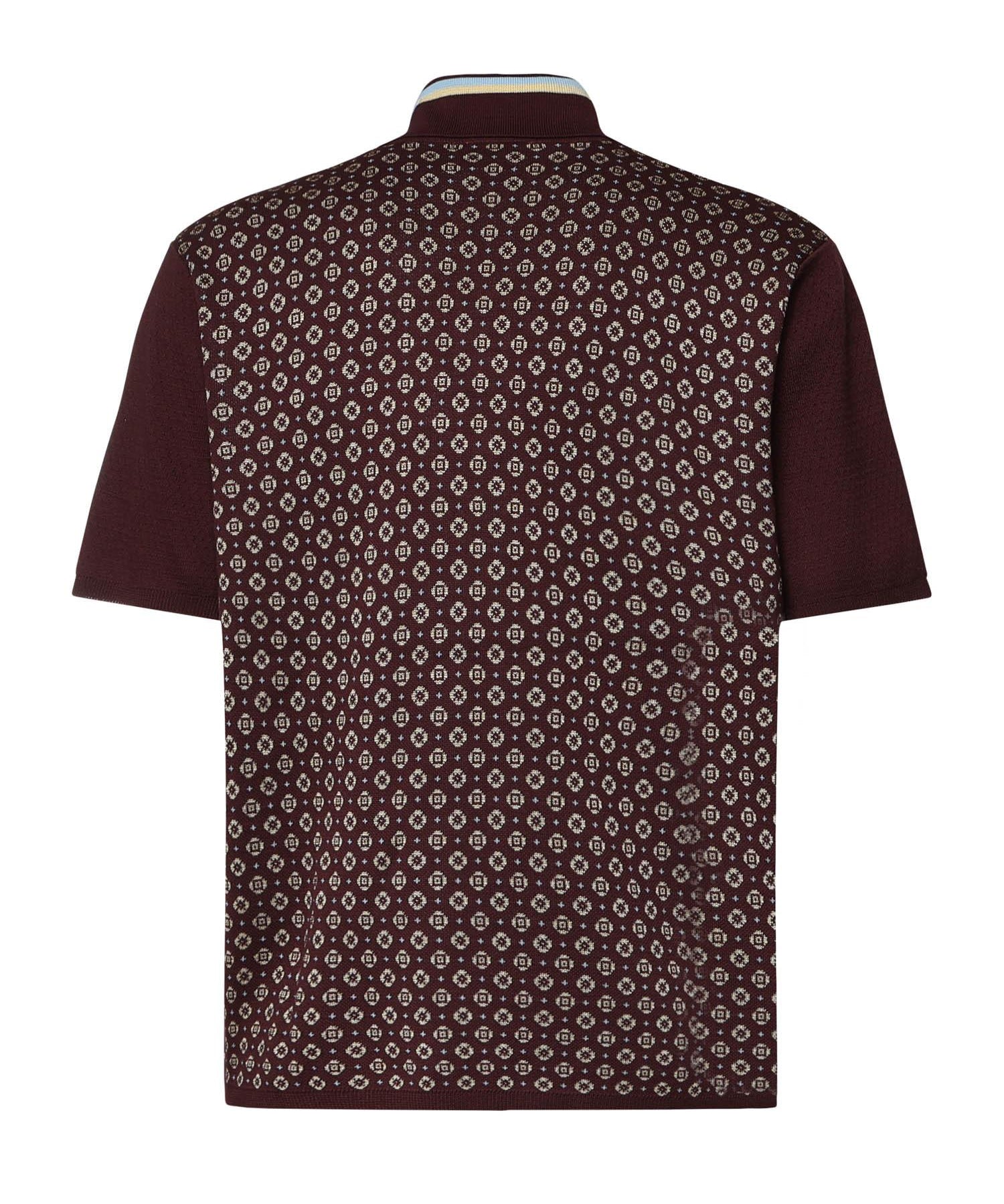 Polo in maglia jacquard KPO205CO261 DRD Drôle de Monsieur 