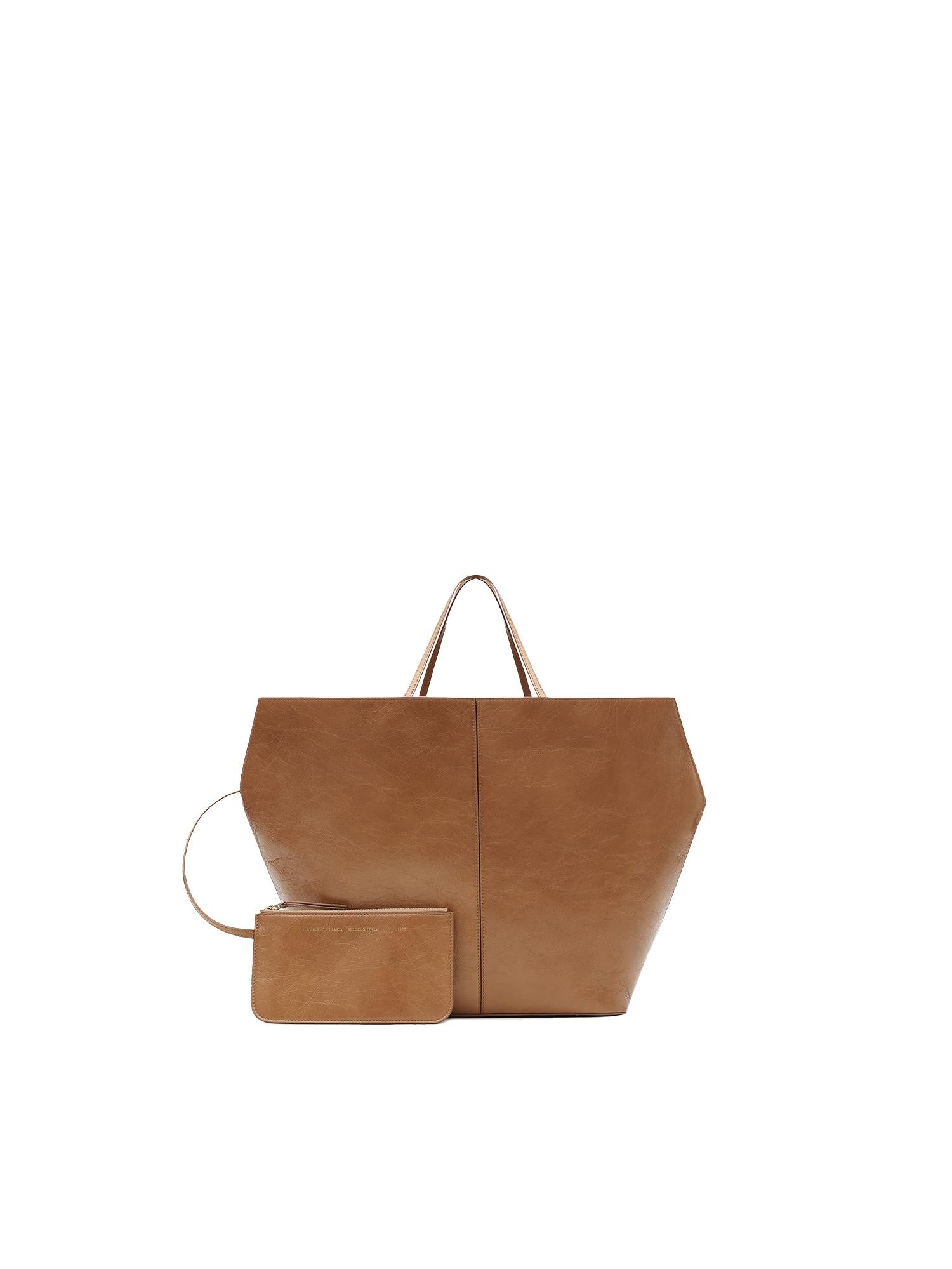 Borsa Winona 4ever in pelle FBBP9JH02A TOBACCO SHINE FRANCESCO BIASIA 