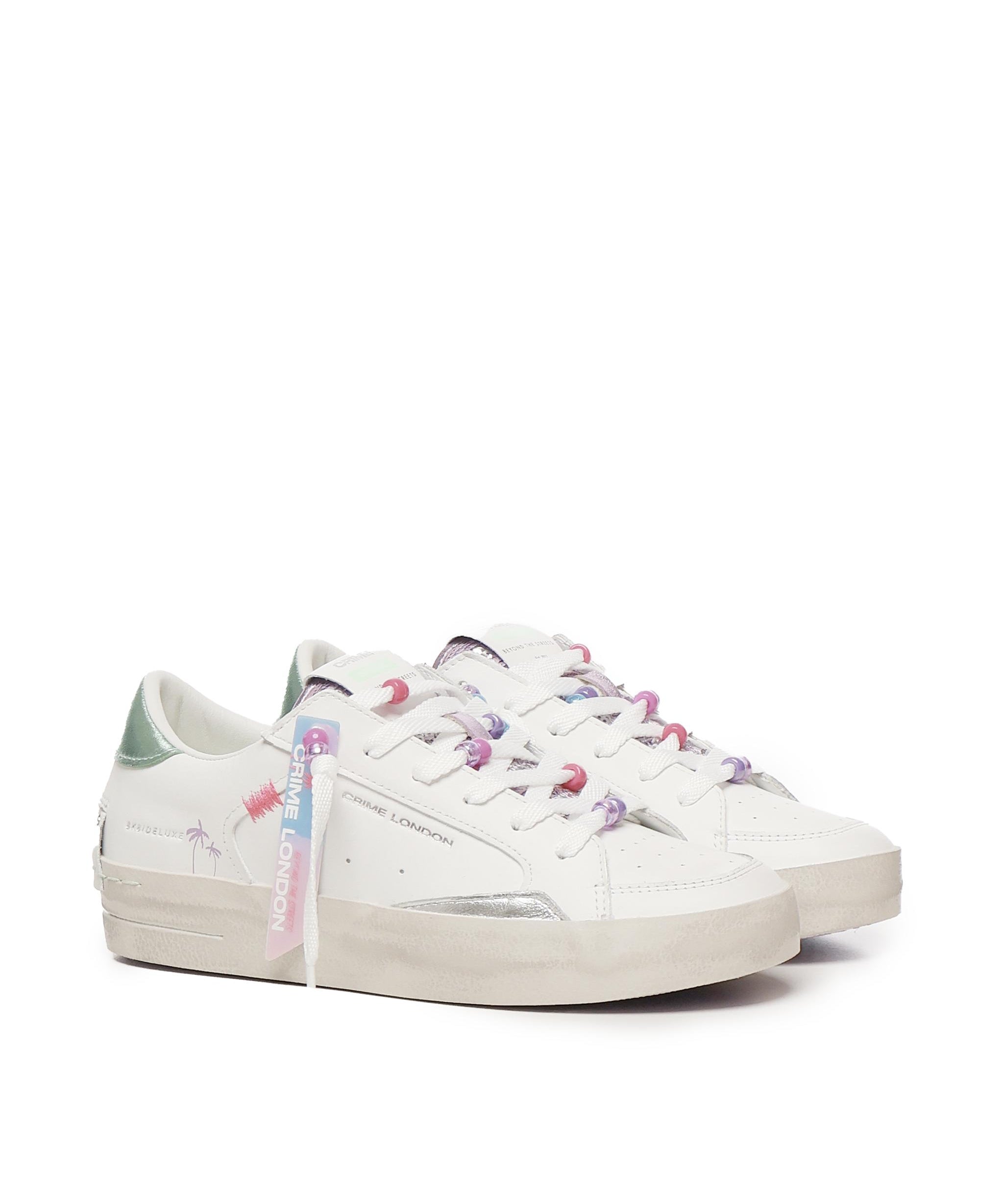 Sneakers SK8 Deluxe 20100PP7 WHITE CRIME LONDON 