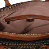 Borsa shopping Cassie con logo 73BS9M801 CASSIENERO/CUOIO V° 73 