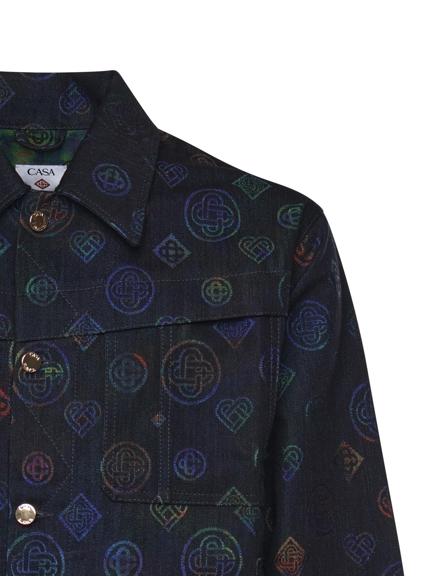 Giacca in denim Heatmap MSP26JK446 01 CASABLANCA 