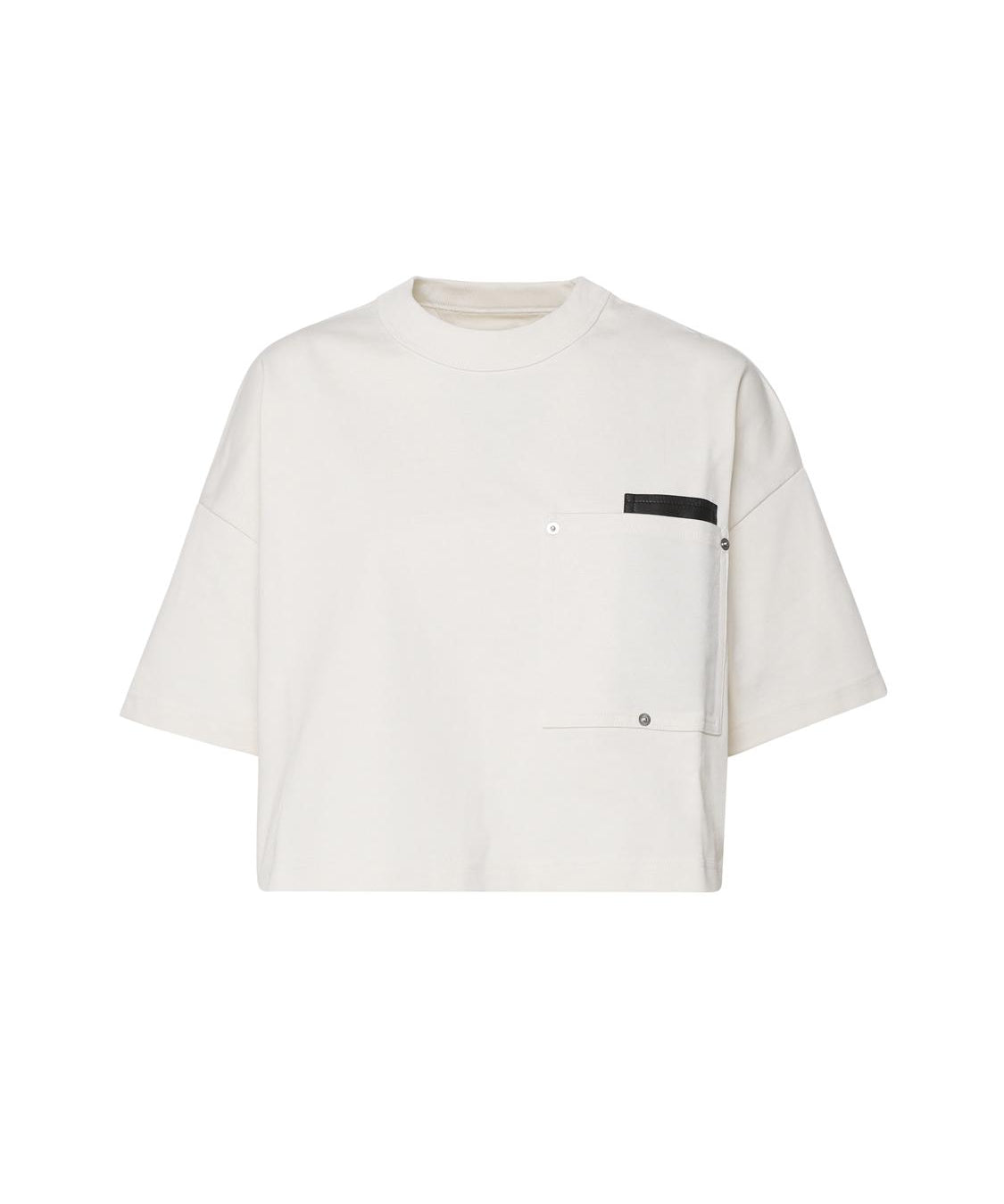 T-shirt crop top in cotone 796160 VKLZ02679 BOTTEGA VENETA 