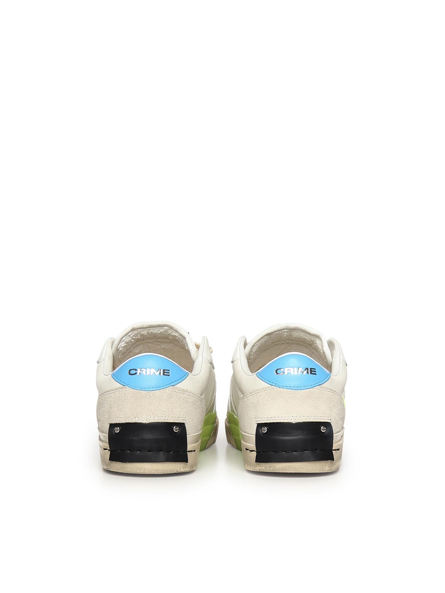 Sneaker Playoff in pelle 19502PP8B WHITE CRIME LONDON 
