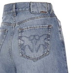 Bermuda wide leg in denim 104646 A32QPJD PINKO 