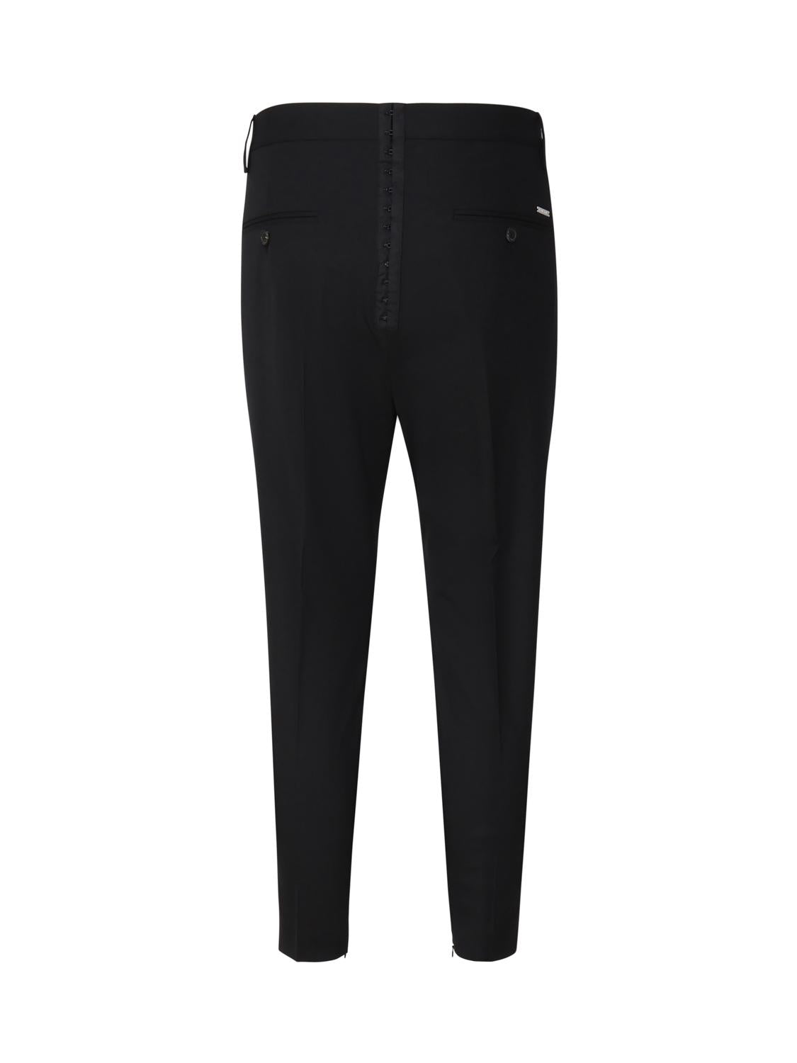Pantaloni in misto lana stretch S71KB0583 S53632900 DSQUARED2 