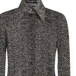 Camicia in chiffon di seta stampa bouclé F5R64T IS1ZMHH5QR DOLCE & GABBANA 