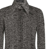 Camicia in chiffon di seta stampa bouclé F5R64T IS1ZMHH5QR DOLCE & GABBANA 