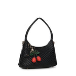 Borsa a spalla Zelda in pelle 73BS9O603 ZELDANERO V° 73 