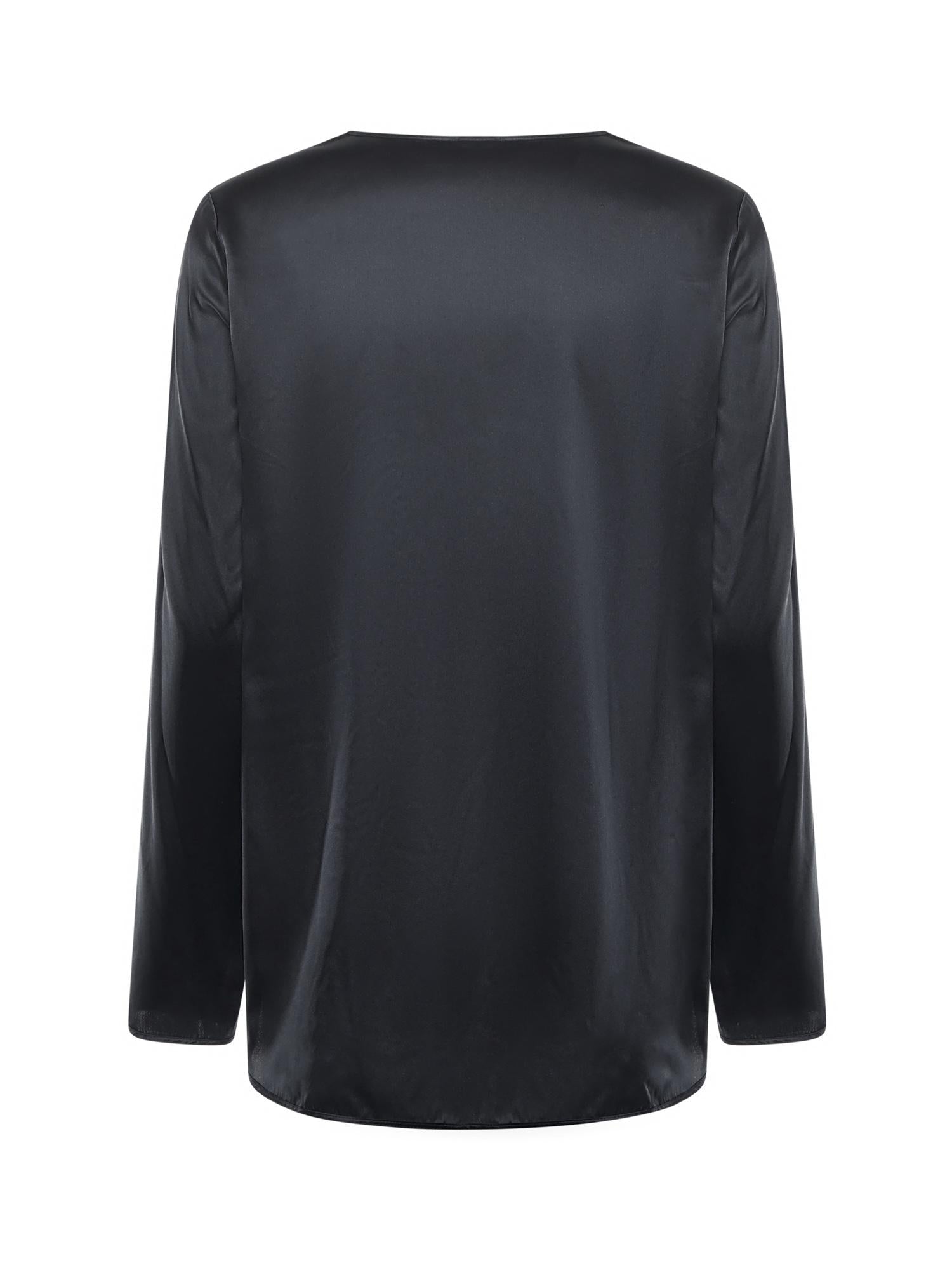 Blusa Frisella in satin 105699 A2JRGA3 PINKO 