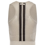 Crop top con bande sul retro 106837 A3B4C44 PINKO 