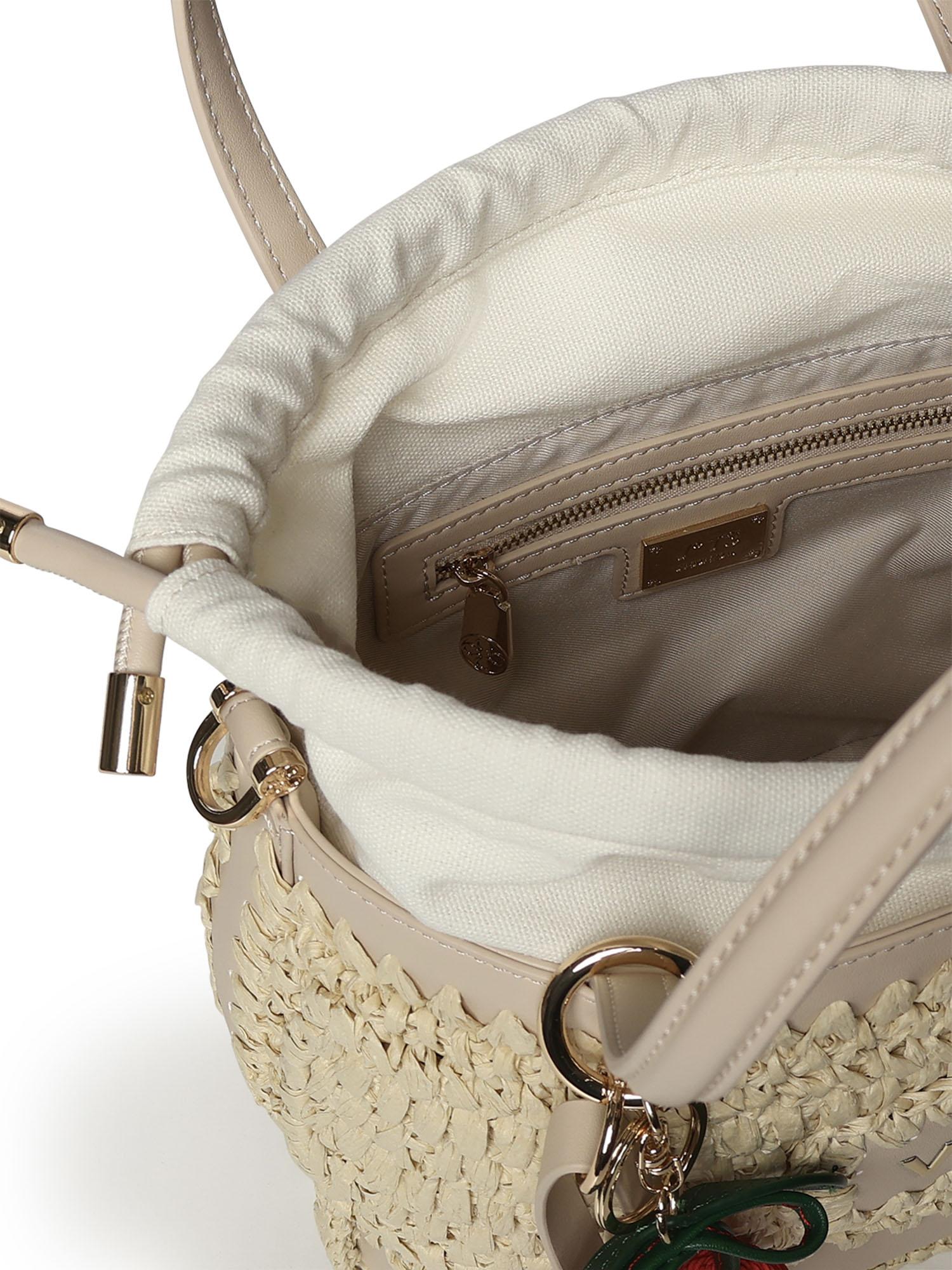 Borsa Alisya con logo 73BS9M303 ALISYAOFF WHITE V° 73 