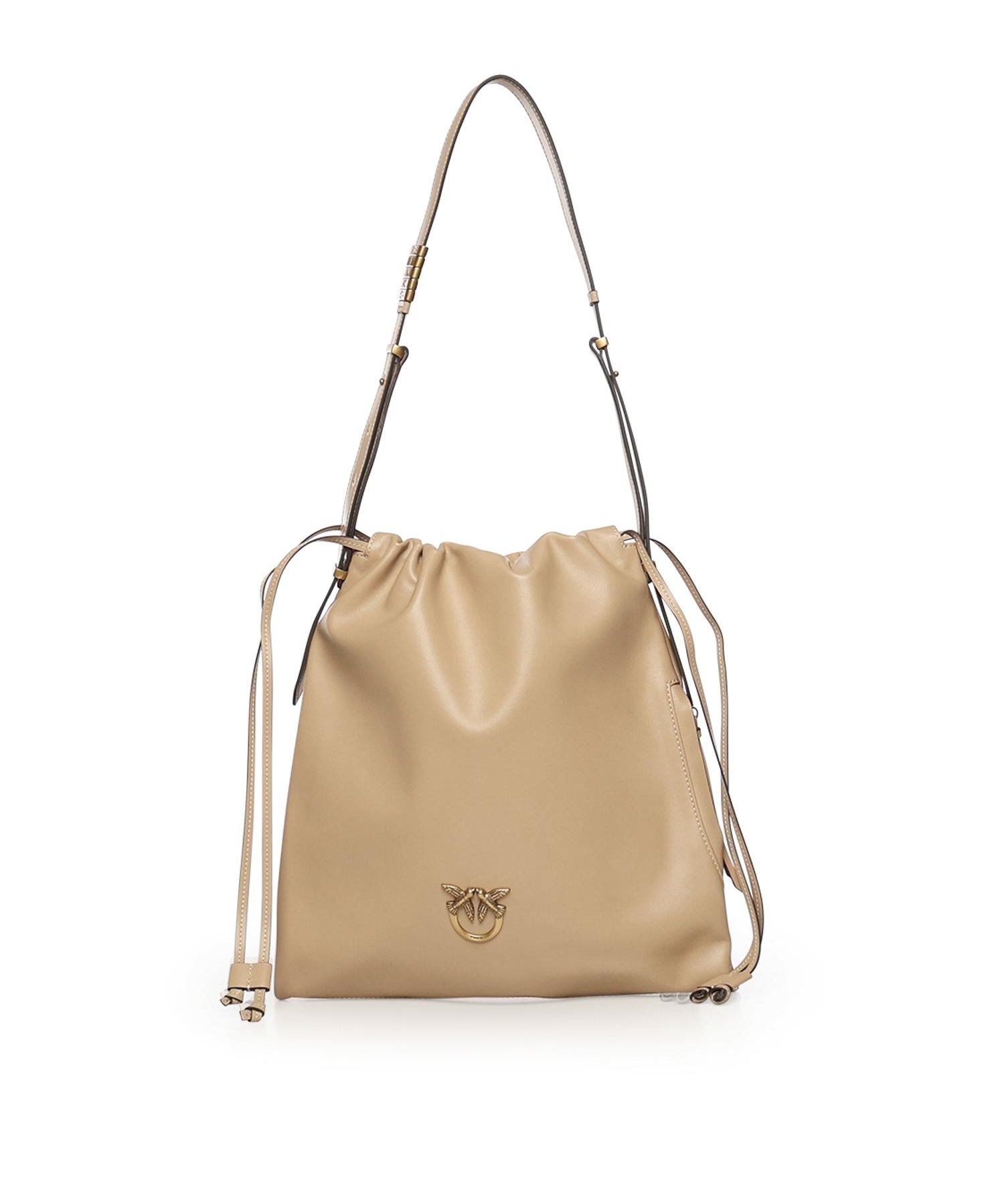 Borsa a spalla con logo 104359 A0QOC94Q PINKO 