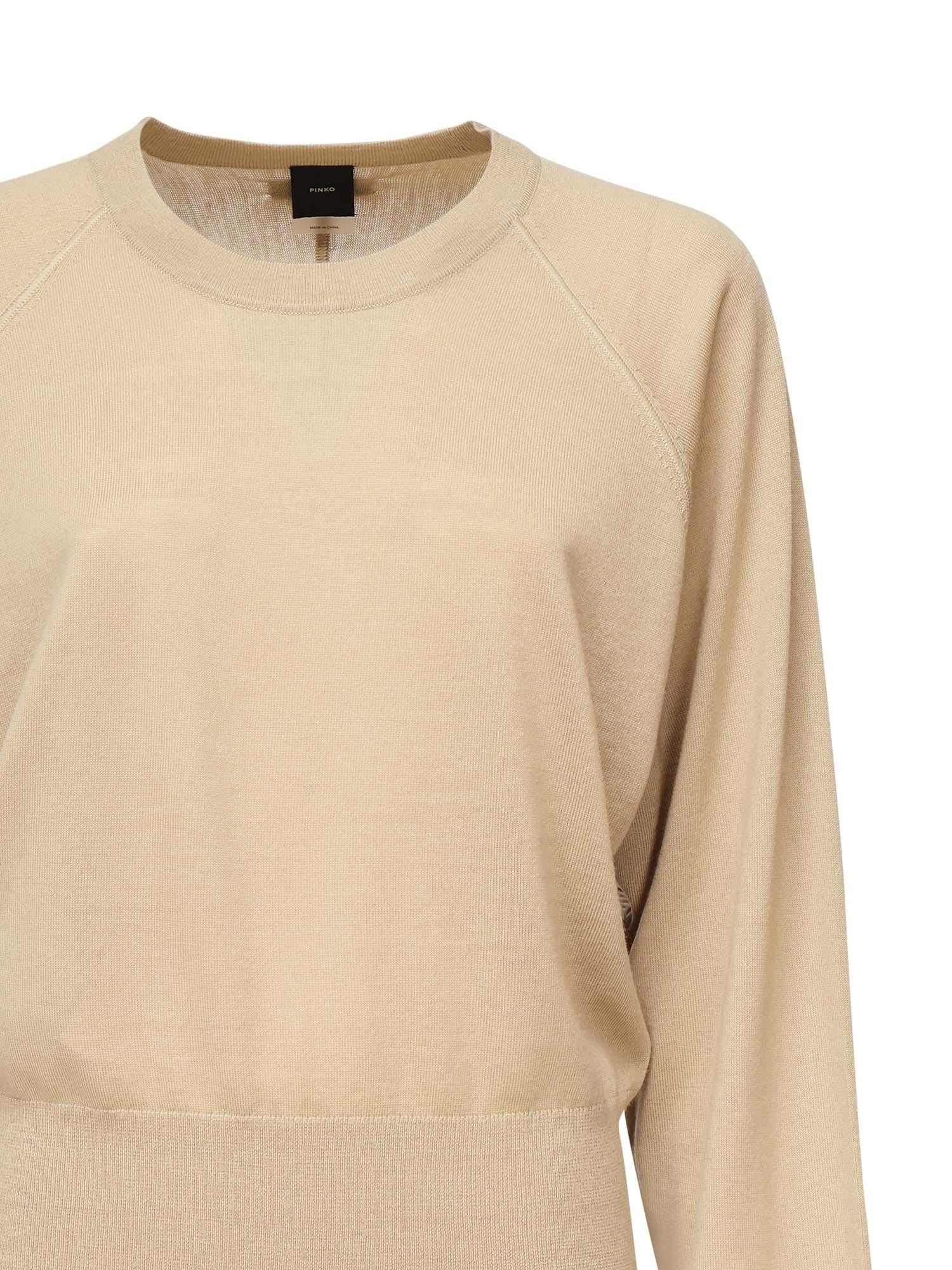 Pullover lanzarote in lana<BR/> 105417 A2PUC65 PINKO 