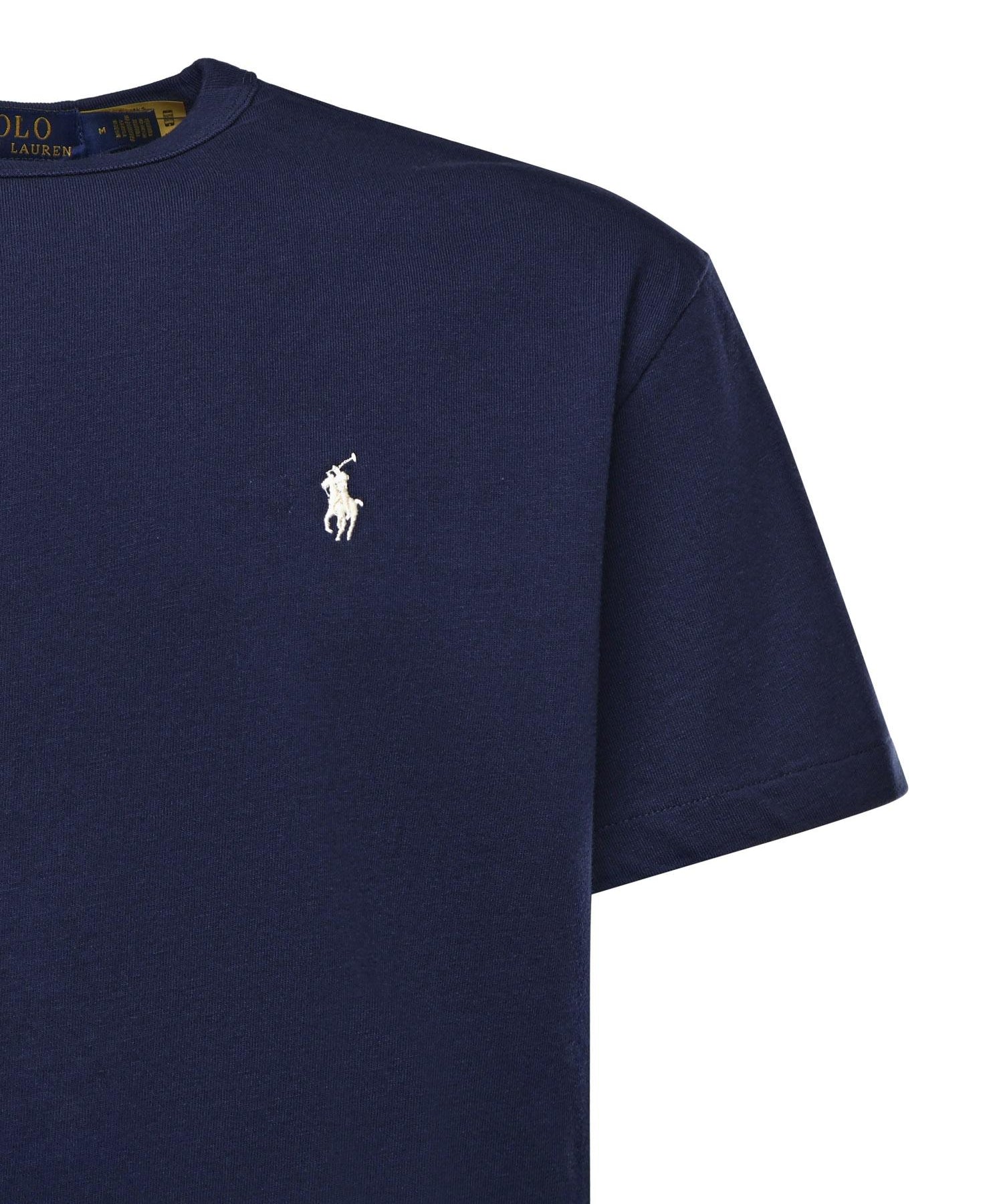 T-shirt in cotone con logo 710916698 018 POLO RALPH LAUREN 