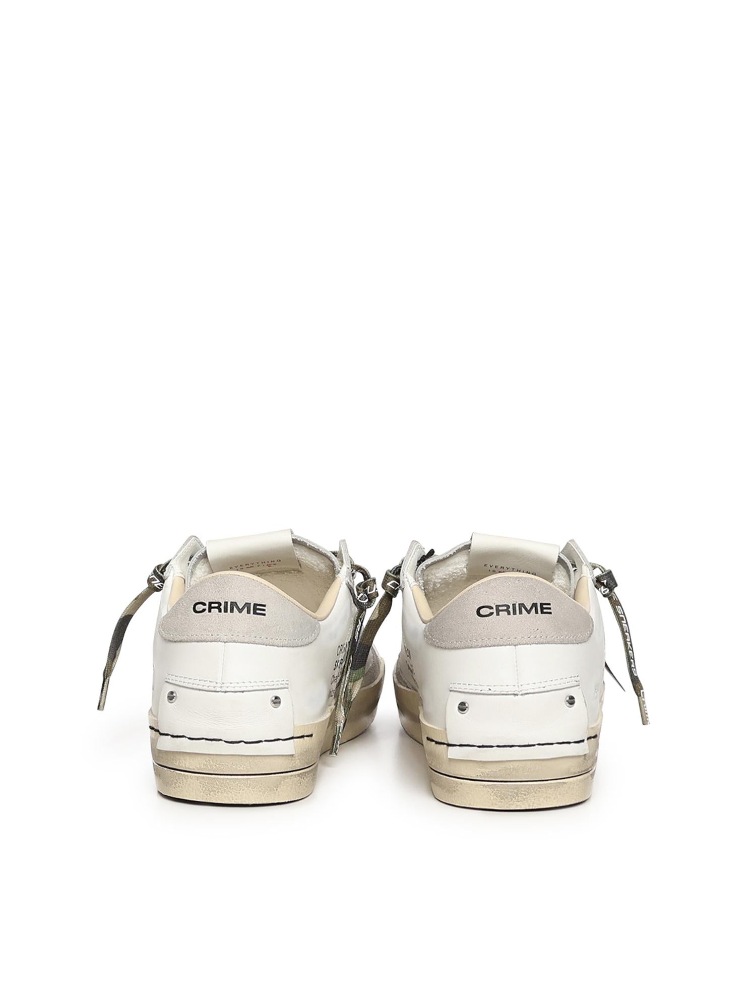 Sneaker Sk8 Deluxe<BR/> 19108PP8B WHITE CRIME LONDON 