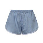 Shorts Deya in misto viscosa a righe SHFS22066923  THE FRANKIE SHOP 
