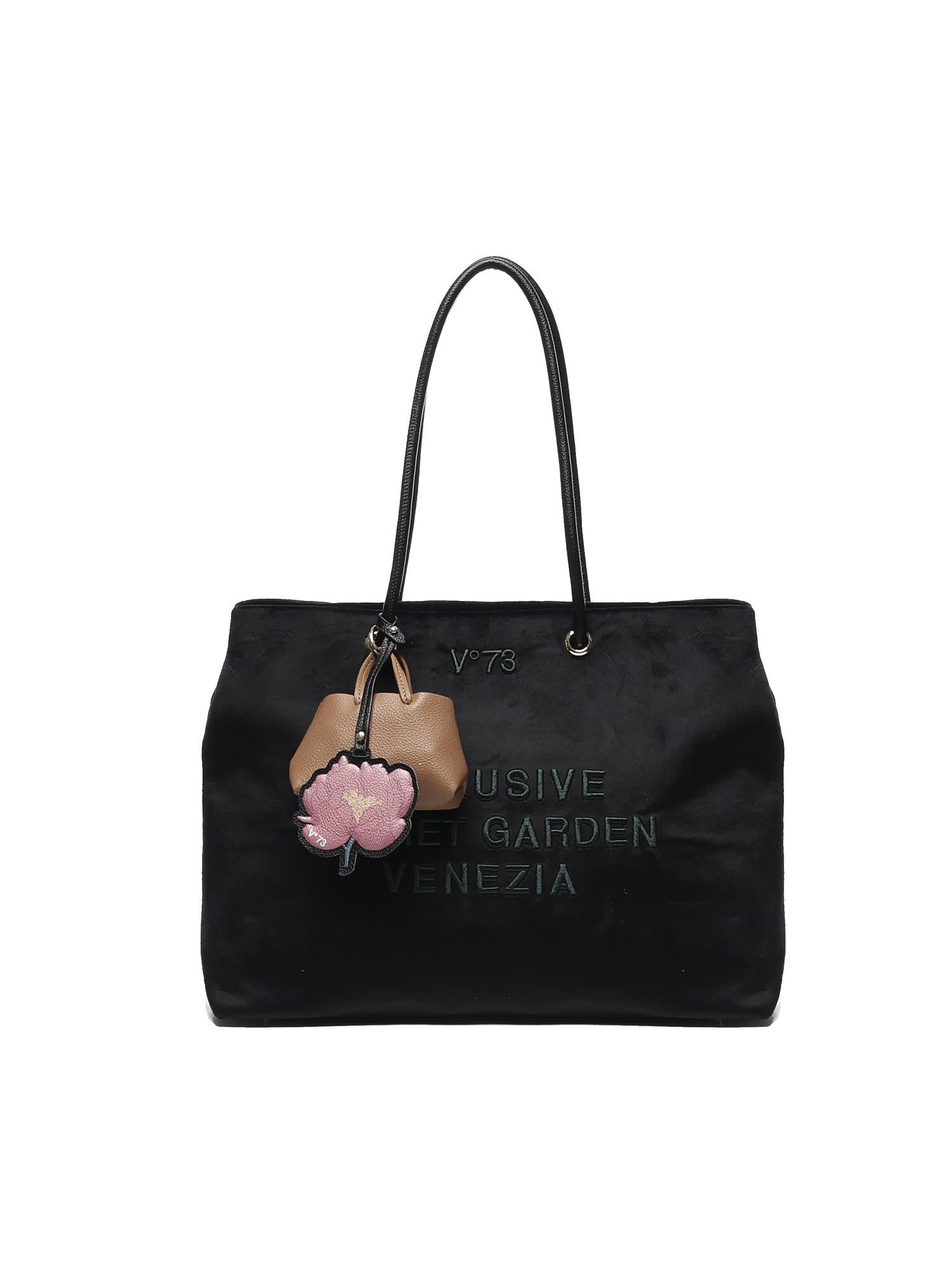 Borsa shopping Secret Garden 73BS9CU01 SECRET GARDENNERO/MULTICOLOR V° 73 