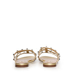Sandalo slide Rockstud in nappa laminata 7W2S0C49 QKHI8M VALENTINO GARAVANI 