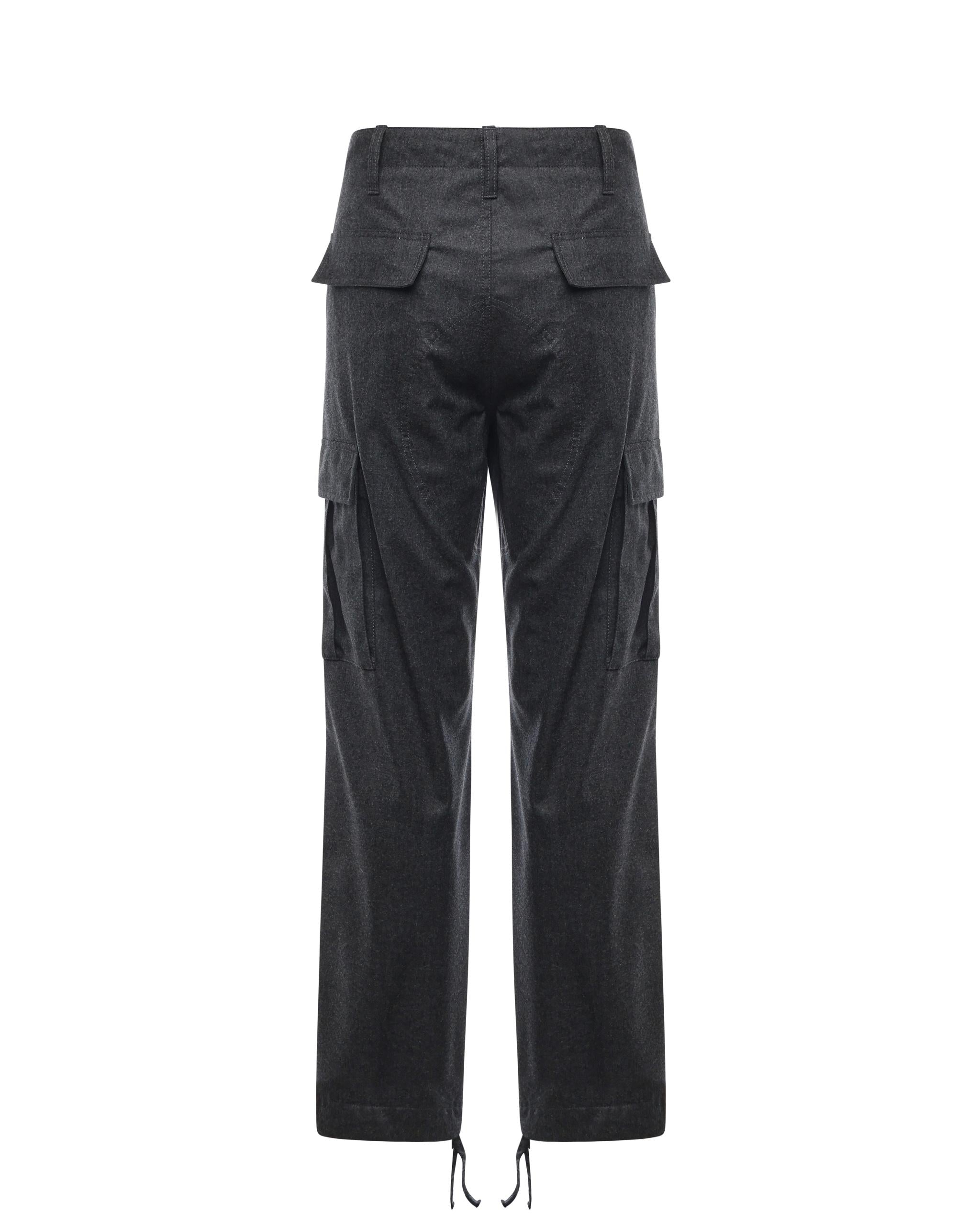 Pantalone cargo in flanella GP03LT FU21QS8290 DOLCE & GABBANA 