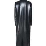 Long coat in ecopelle MMD4157 GRIGIO MARIUCCIA Milano 