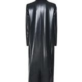 Long coat in ecopelle MMD4157 GRIGIO MARIUCCIA Milano 